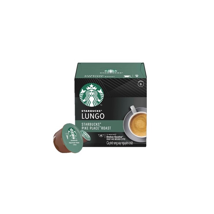 SBUX PIKE PLACE LUNGO NDG COFFEE CAPSULES