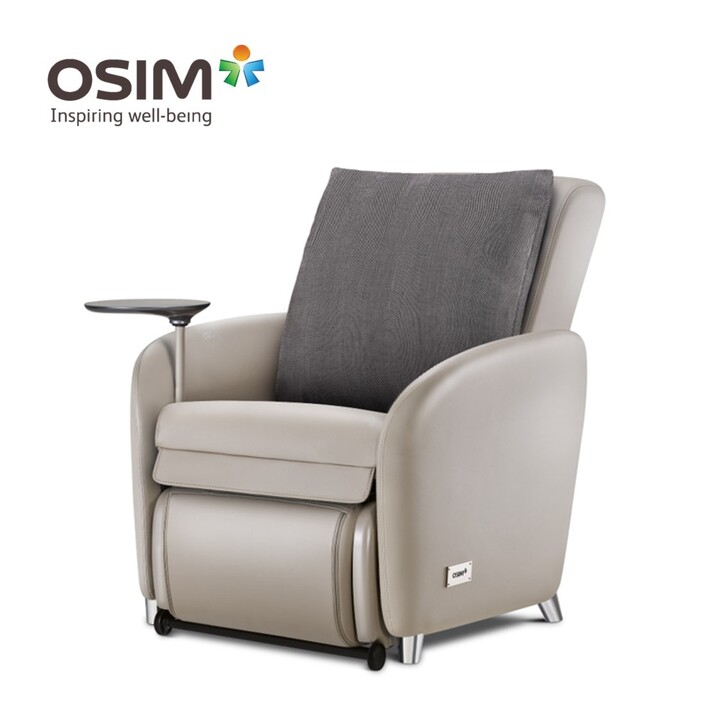 OSIM uDiva 3 (Grey) Transformer Smart Sofa + Cushion Cover (Herringbone)