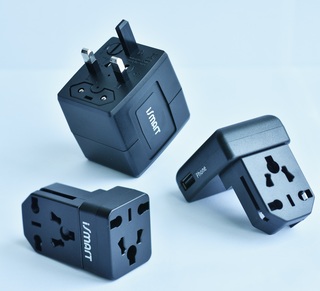 iSmart Travel Adapter 2xUSB Charger w/Twin Gang