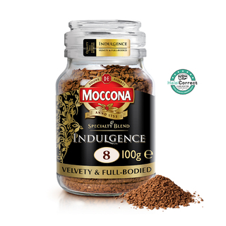 MOCCONA Indulgence Intensity 8 Freeze Dried Instant Coffee, 100g