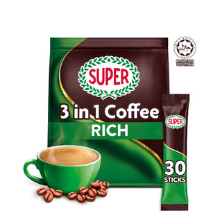 SUPER Rich 3in1 Coffee, 30 sticks