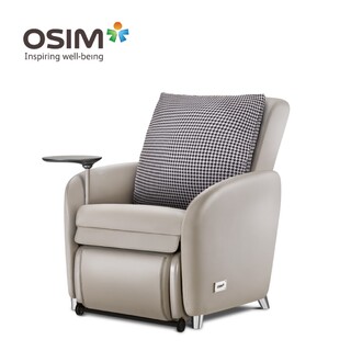 OSIM uDiva 3 (Grey) Smart Sofa + Cushion Cover (Houndstooth)