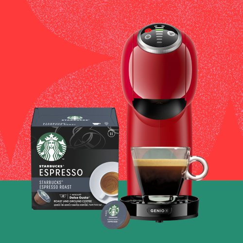 Genio S Plus (Deep Red) + 1 Starbucks Capsule