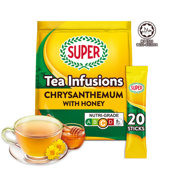 SUPER Instant Honey Chrysanthemum Tea, 20 sticks
