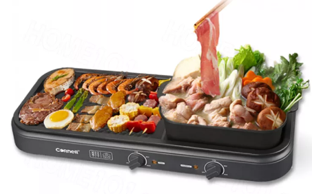 Cornell Table Top Grill with Hotpot