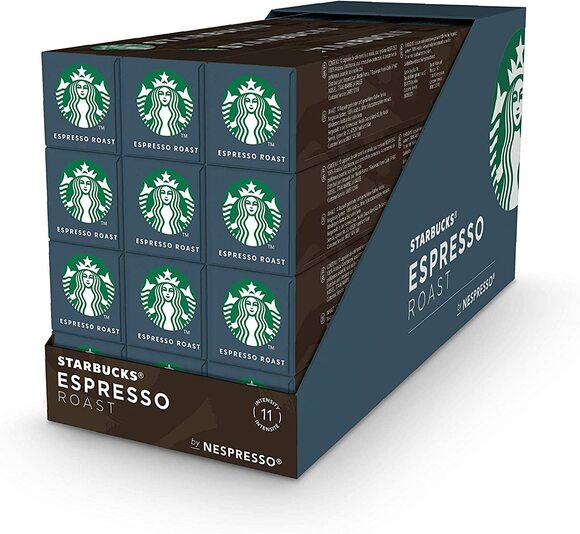 Starbucks Espresso Roast Coffee Capsules 10s (Carton)