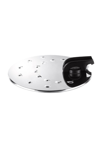 Tefal Ingenio Stainless Steel Anti-Splatter Multi-diameter 20-28cm lid L99398