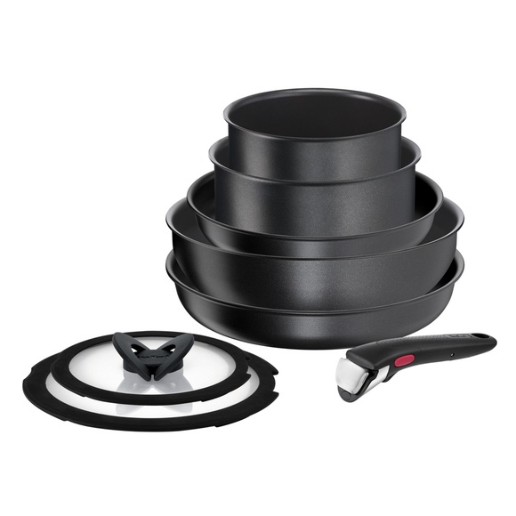 Tefal Ingenio Daily Chef Unlimited Black 8pc Set L76292