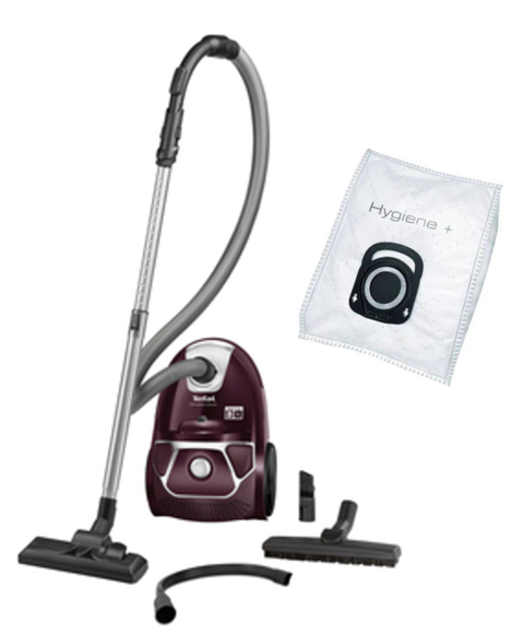 Tefal Compact Power Vacuum Cleaner TW3969 + Hygiene Bag for SFE 4Ax4