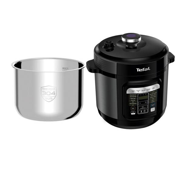 Tefal CY601 Home Chef Smart Electric Pressure Cooker 6L + XA622D Stainless Steel Pot