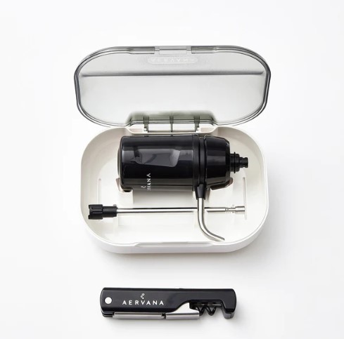 Vinaera-Travel Portable Electric Wine Aerator Black