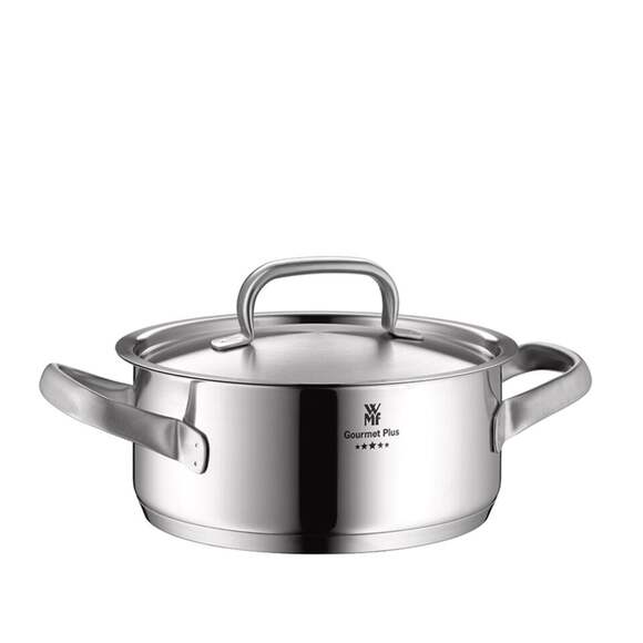 WMF Gourmet Plus Low casserole with lid, 24cm 0722246030