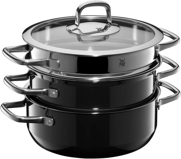 WMF Fusiontec Compact Black Pot set, 3-pieces 0515615290