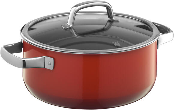 WMF Fusiontec Low casserole, Red 24cm 0514755290