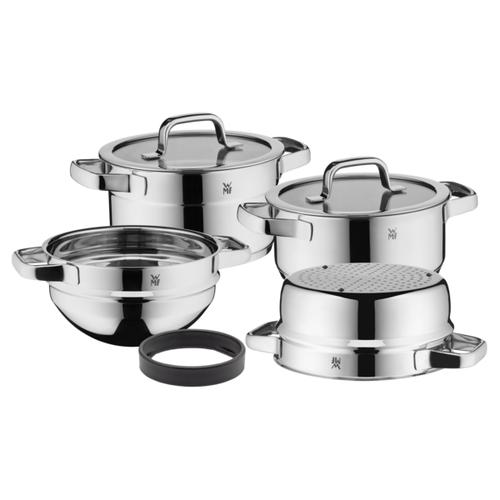 WMF Compact Cuisine Non-Stackable Pot set, 4-pieces 0790046380