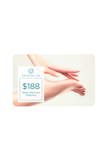 $188 Gelish Manicure Pedicure