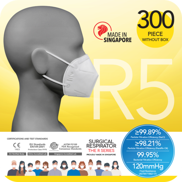 novita Surgical Respirator R7 Headband FFP3 (100pcs)