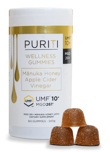 PURITI Manuka Honey Gummies with Apple Cider Vinegar UMF™ 10+ | MGO 261+
