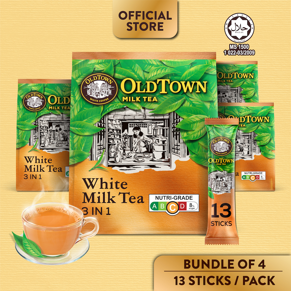 OLDTOWN Inst 3in1 Premix White Milk Tea,13s