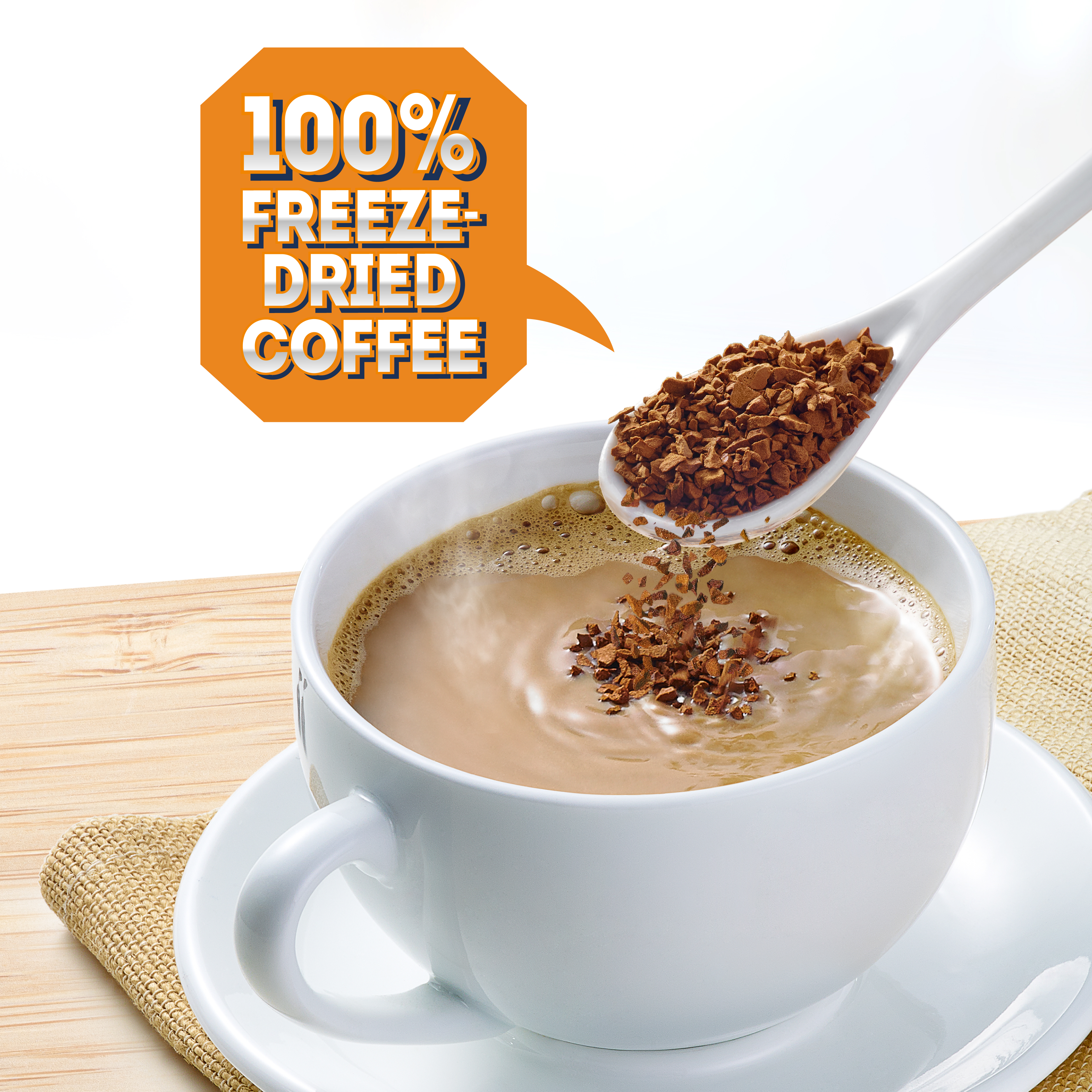 OWL 3in1 Instant Coffee - Everyday Favourites with 100% Freeze-Dried Coffee Regular, 30 sticks